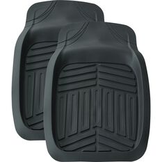 Ridge Ryder Deep Dish Car Floor Mats - Black Front Pair, , scaau_hi-res