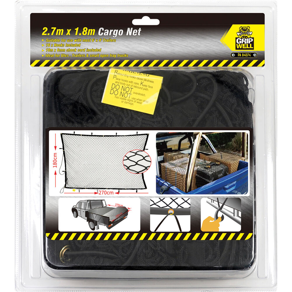 Gripwell Cargo Net 2.7m x 1.8m Supercheap Auto