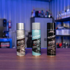 Polycraft Cold Gal Zinc Coating Black 400g, , scaau_hi-res