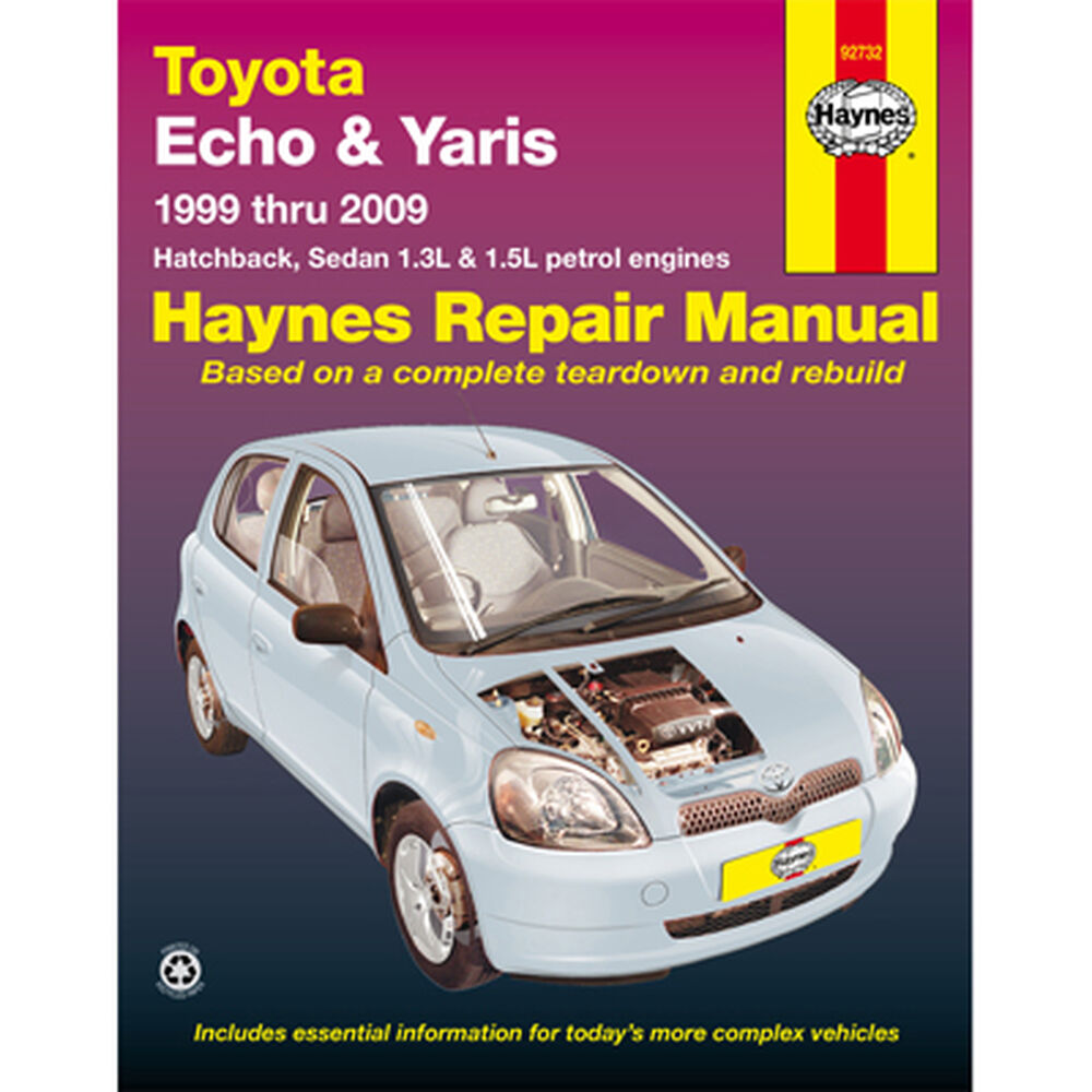 Haynes Car Manual For Toyota Echo Yaris 1999 2009 92732