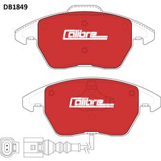 Calibre Disc Brake Pads DB1849CAL, , scaau_hi-res