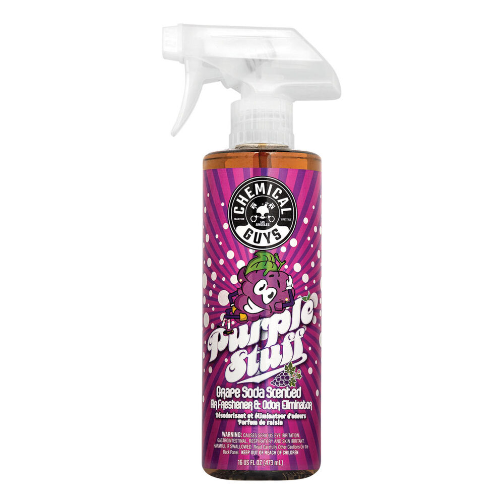 Chemical Guys Air Freshener Spray Purple Stuff Grape 473mL Supercheap
