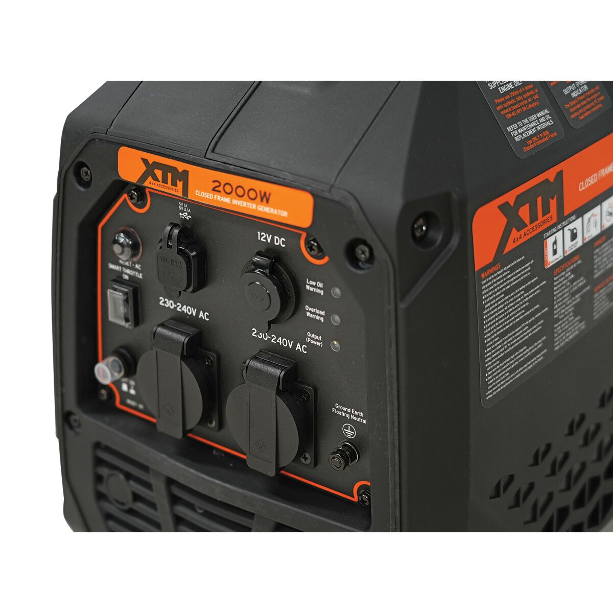 XTM 3000W Inverter Generator Closed Frame, , scaau_hi-res