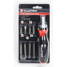 ToolPRO Screwdriver - Ratchet, 9 Piece, , scaau_hi-res