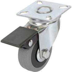 SCA Castor Wheel - 50 x 17mm, Plastic Brake, Swivel, , scaau_hi-res