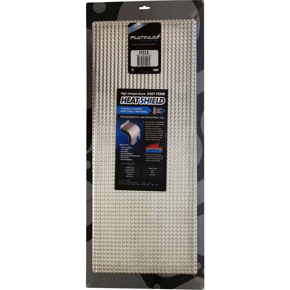 Platinum Heatshield Material HS1S - 700 x 290mm, , scaau_hi-res