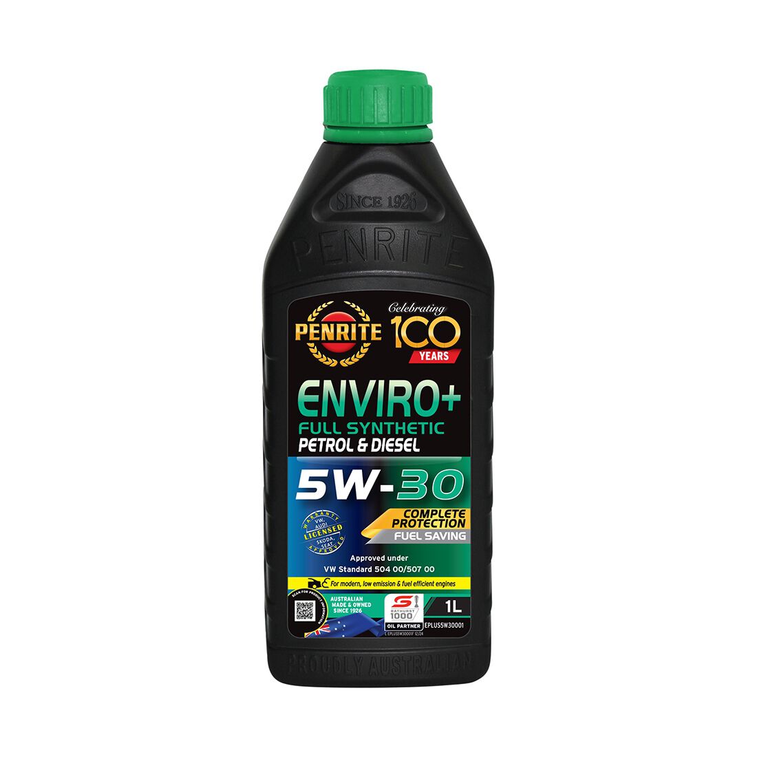 Penrite Enviro+ Engine Oil - 5W-30 1 Litre, , scaau_hi-res