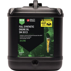 SCA Full Synthetic Engine Oil 5W-30 C3 20 Litre, , scaau_hi-res