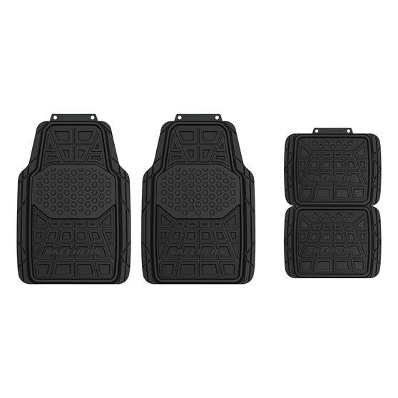 Skechers Goga Mat Floor Mats Black Set of 4, , scaau_hi-res