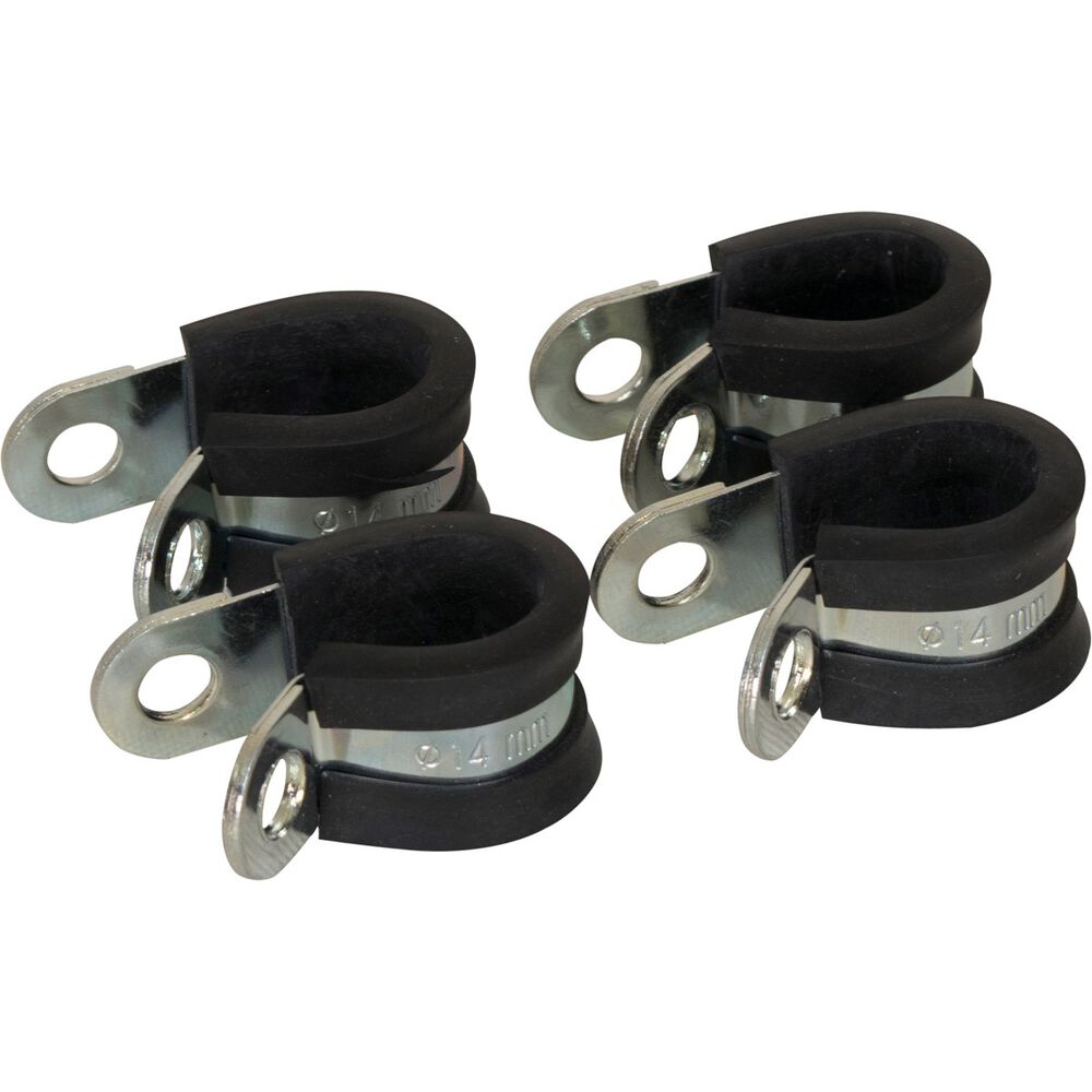 Calibre Rubber Lined PClamps PC14, 4 Pieces Supercheap Auto