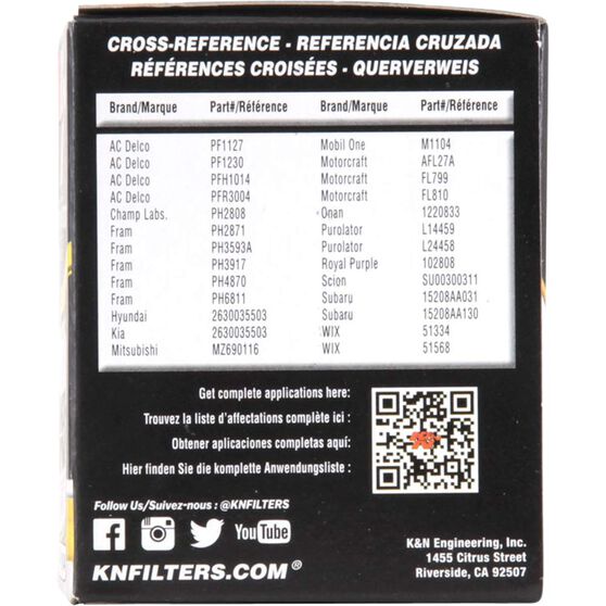 K&N Wrench Off Performance Gold Oil Filter Hp-1004 (Interchangeable With  Z79A) | Supercheap Auto