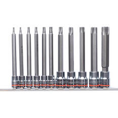 Kincrome Tamperproof TORX Long Socket Set 11 piece, , scaau_hi-res