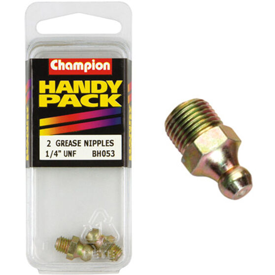 Champion Grease Nipples - UNF 1/4, BH053, Handy Pack, , scaau_hi-res