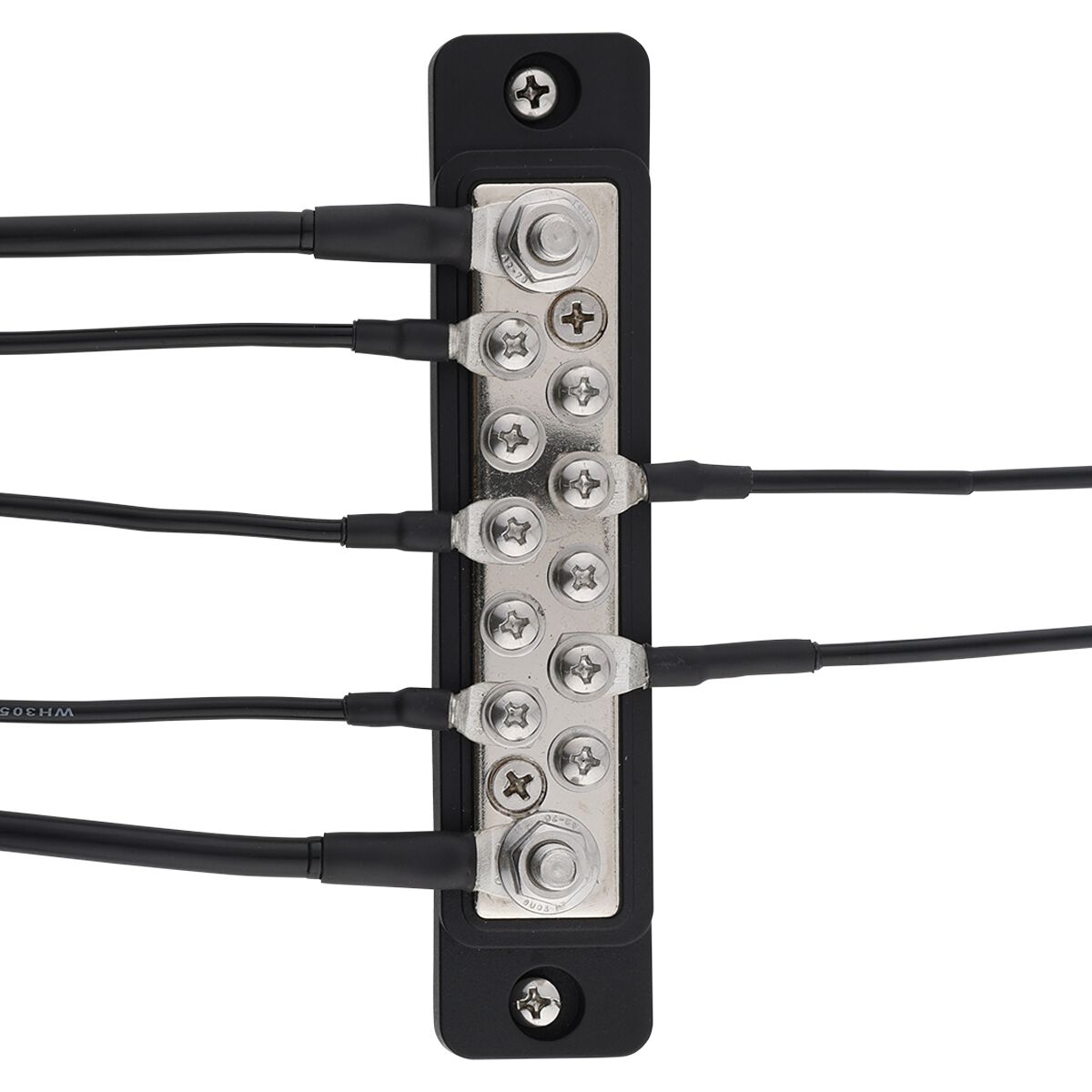 SCA Busbar 12 Stud, 150 Amp, Black, , scaau_hi-res