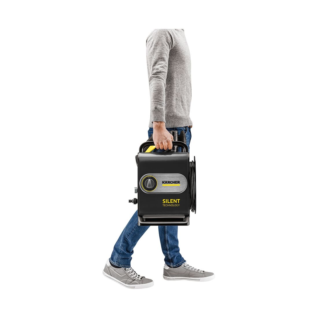 Karcher K Silent Anniversary Edition Pressure Washer with EcoBooster - 1950 PSI, , scaau_hi-res