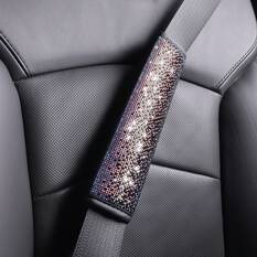 SCA Ombre Bling Leather Look Steering Wheel Cover and Seat Belt Buddies, , scaau_hi-res