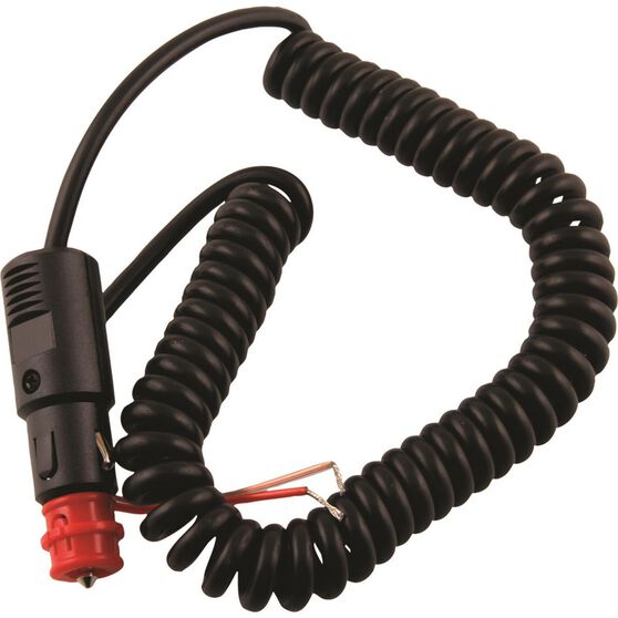 SCA 12V Extension Lead - Coiled, 2-in-1, 3m Lead