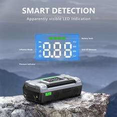 CAROSS T14 12V 2000A Smart Lithium Jump Starter With Built-in Air Compressor & 3 Mode LED Worklight, , scaau_hi-res