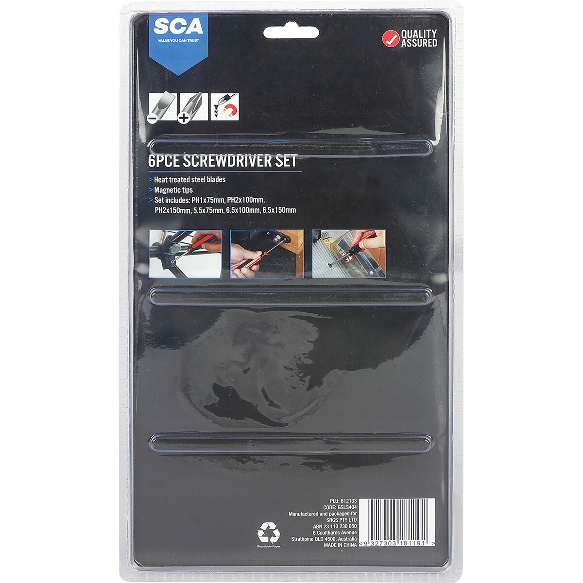 SCA Screwdriver Set - 6 Piece, , scaau_hi-res