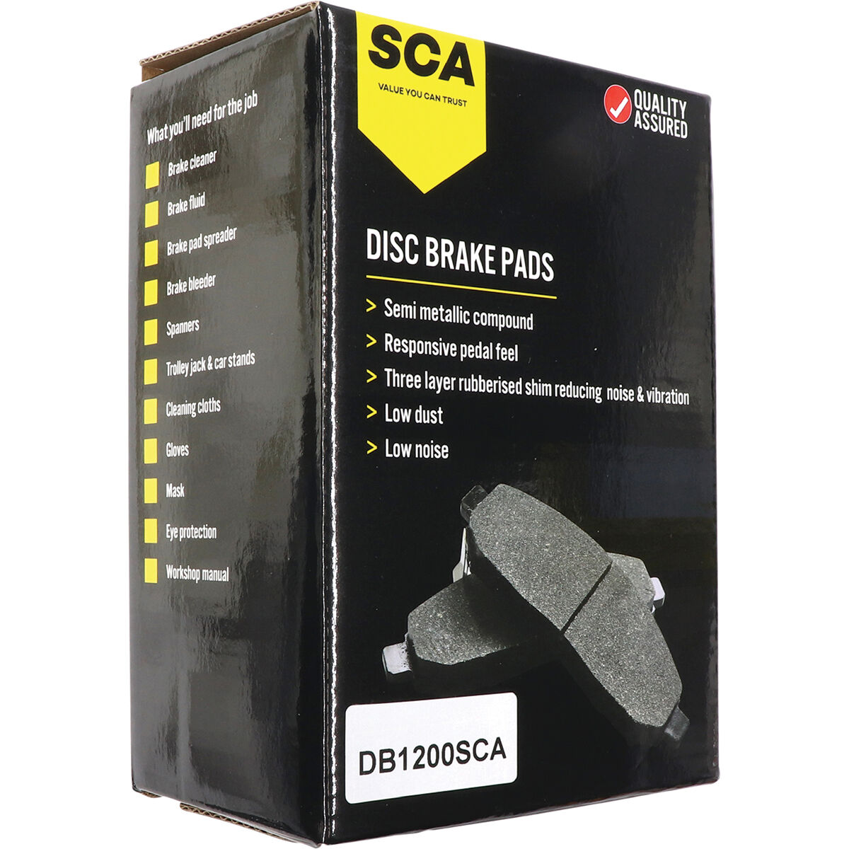SCA Disc Brake Pads DB1200SCA, , scaau_hi-res