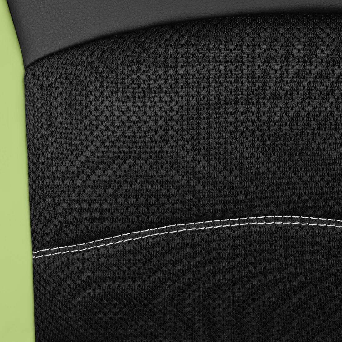 SCA Seat Cover Leather Look and Mesh Size 30A Green, , scaau_hi-res