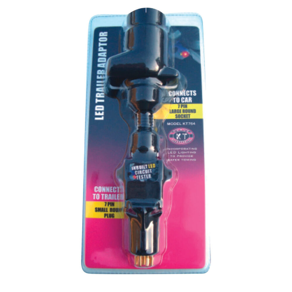 Trailer Adaptor Large Socket to Small Plug Supercheap Auto