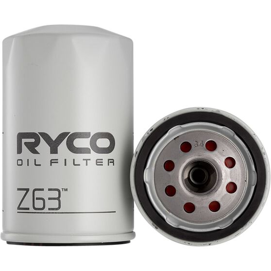 Ryco Oil Filter - Z63, , scaau_hi-res