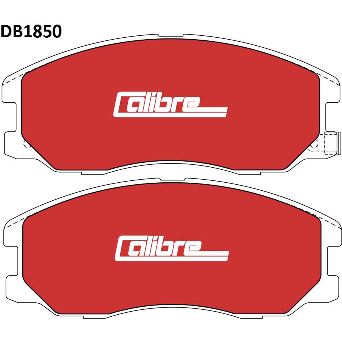 Calibre Disc Brake Pads DB1850CAL, , scaau_hi-res