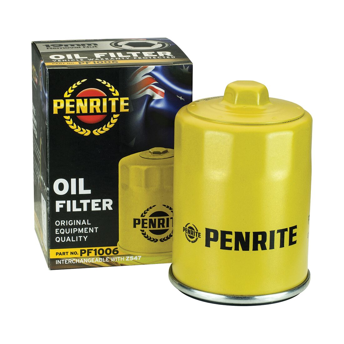 Penrite Oil Filter PF1006 (Interchangeable with Z547), , scaau_hi-res