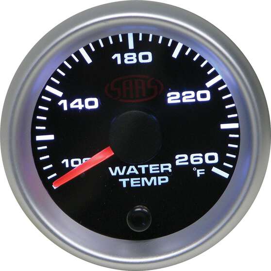 SAAS Water Temperature Gauge Black 52mm, , scaau_hi-res