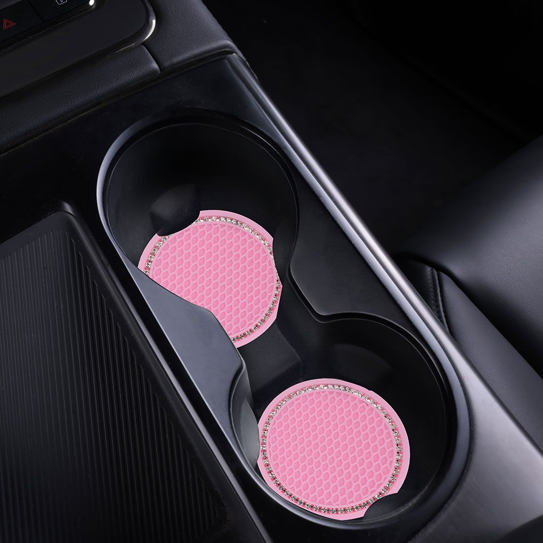 Cabin Crew Drink Coasters Pink/Bling 2Pk, , scaau_hi-res