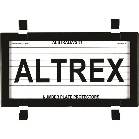 Altrex Motorbike Number Plate Protector With Lines 9dmbl Supercheap Auto