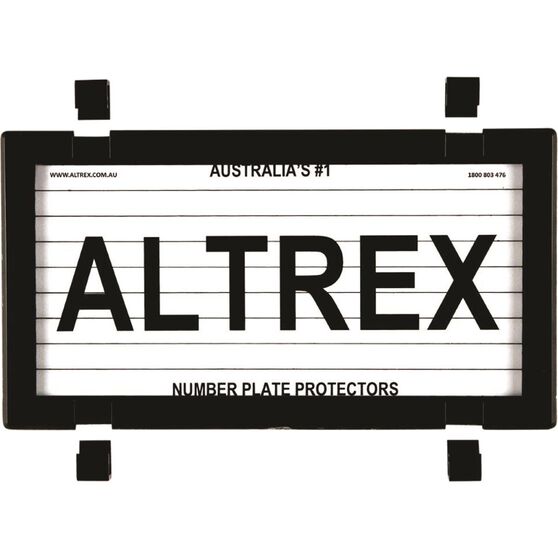 Altrex Motorbike Number Plate Protector - With Lines 9DMBL, , scaau_hi-res