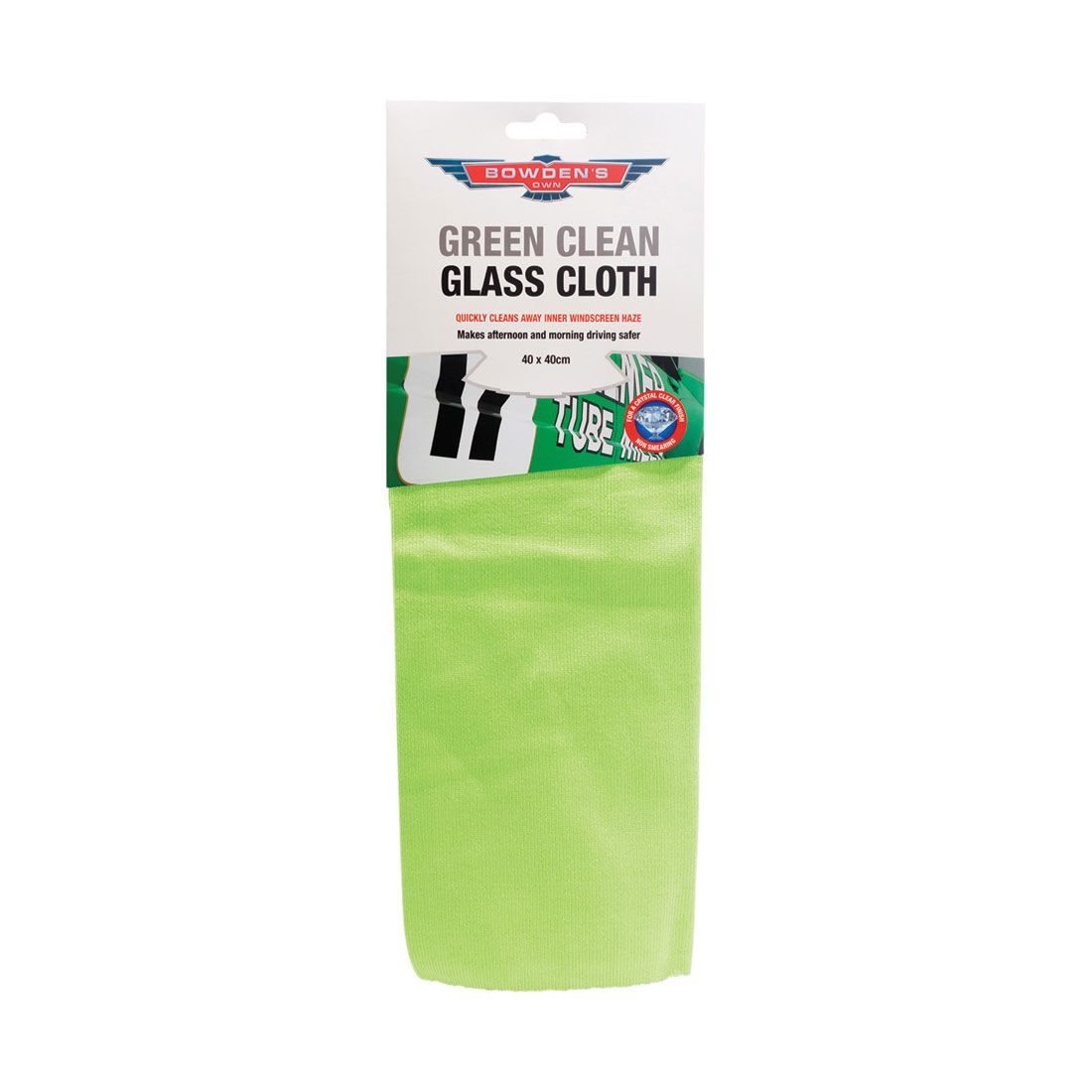 Bowden's Own Green Clean Glass Cloth, , scaau_hi-res