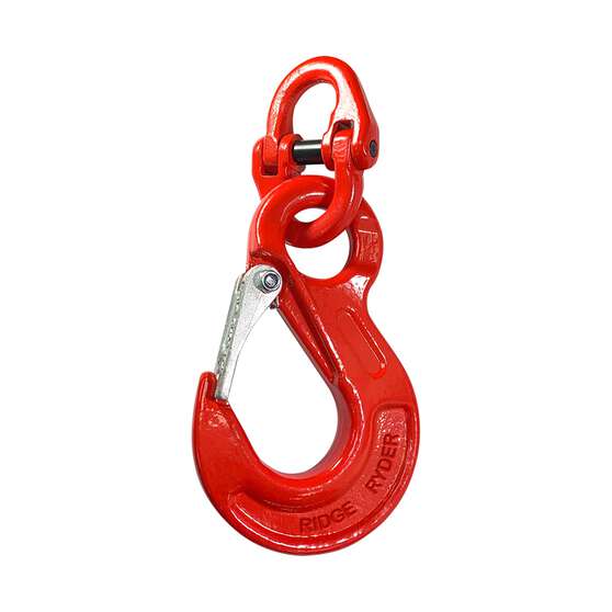 Ridge Ryder Clevis Hook with Safety Latch 8mm 8T 2 Pack, , scaau_hi-res