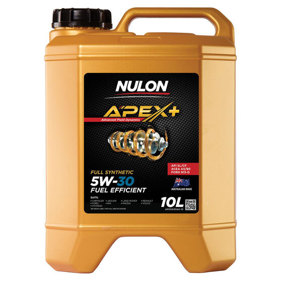 Nulon APEX+ 5W-30 Fuel Efficient Engine Oil 10 Litre, , scaau_hi-res