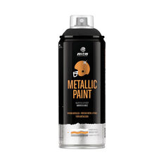 MTN Pro Metallic Black Spray Paint 400mL, , scaau_hi-res