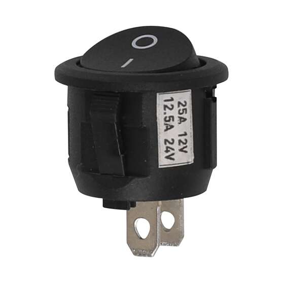 SCA Rocker Switch Round - 12/24V, On/Off, Plastic, , scaau_hi-res