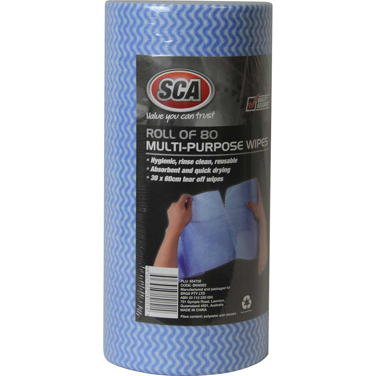 SCA Multi-purpose Wipes - 80 Wipes, , scaau_hi-res