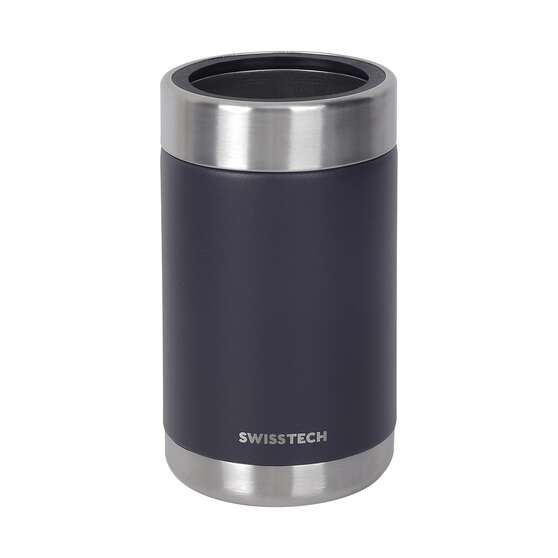 Swiss Tech Can Cooler - Charcoal, , scaau_hi-res