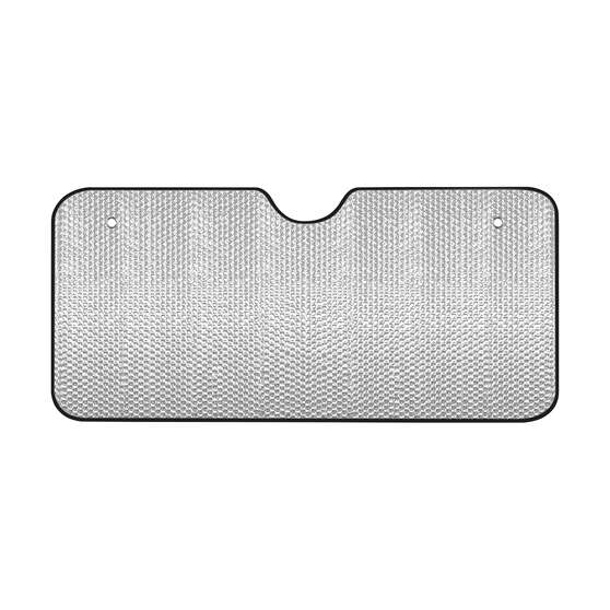 SCA Large Bubble Front Sunshade Matt Silver Accordion, , scaau_hi-res