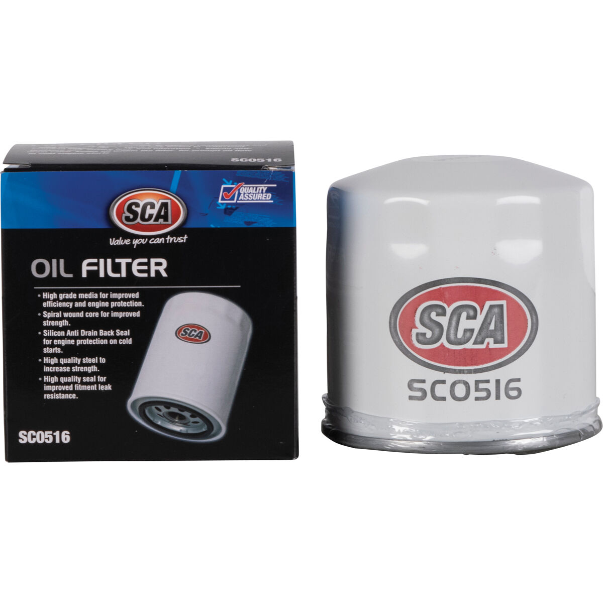 SCA Oil Filter SCO516 (Interchangeable with Z516), , scaau_hi-res