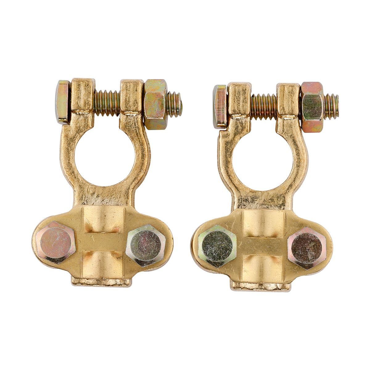 Century Battery Terminal, Solid Brass, Saddle Type - Heavy Duty - 2 Pack, , scaau_hi-res