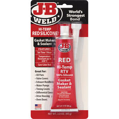 JB Weld Red Hi-Temp RTV Gasket Maker and Sealant 85g, , scaau_hi-res