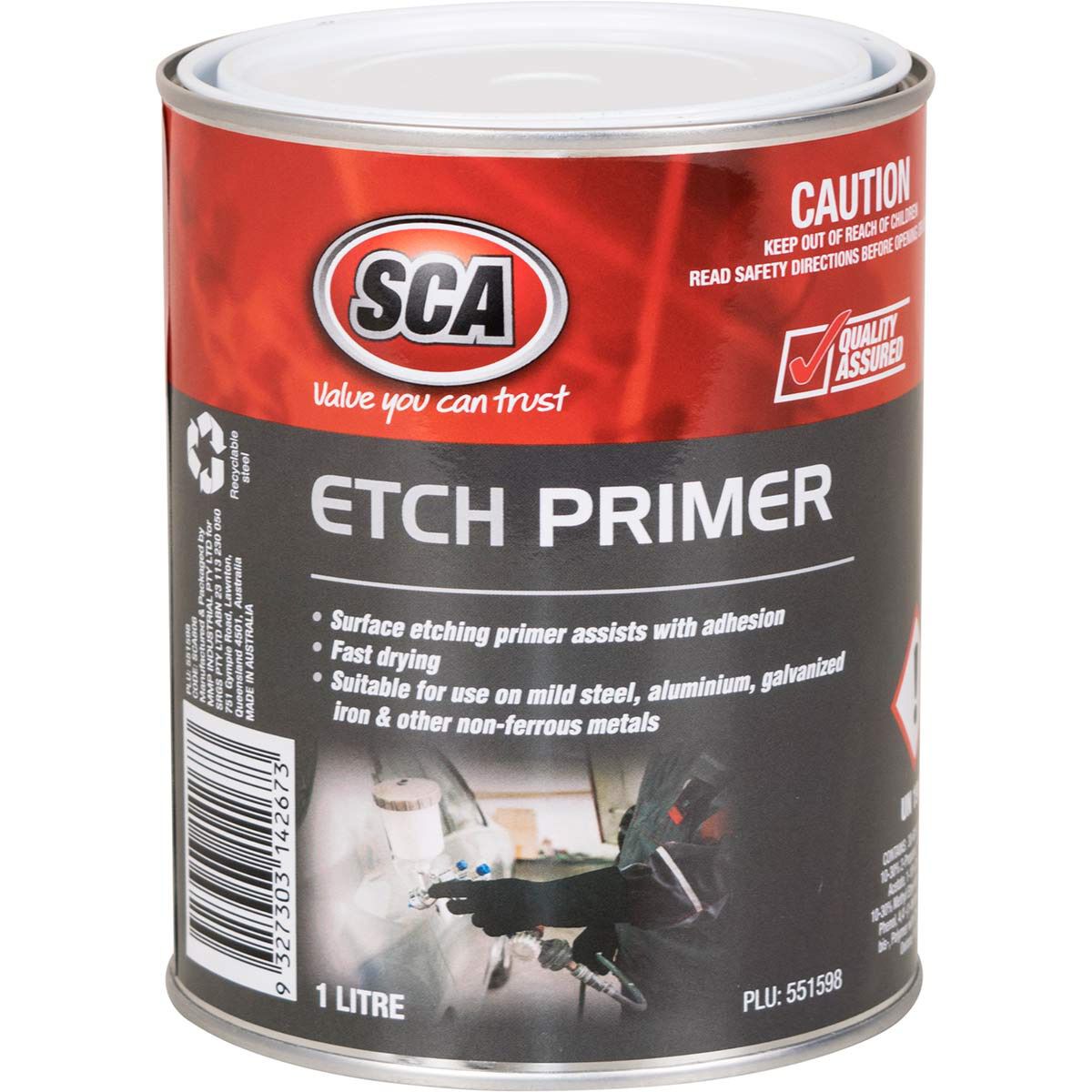 Etching primer sale for galvanized metal