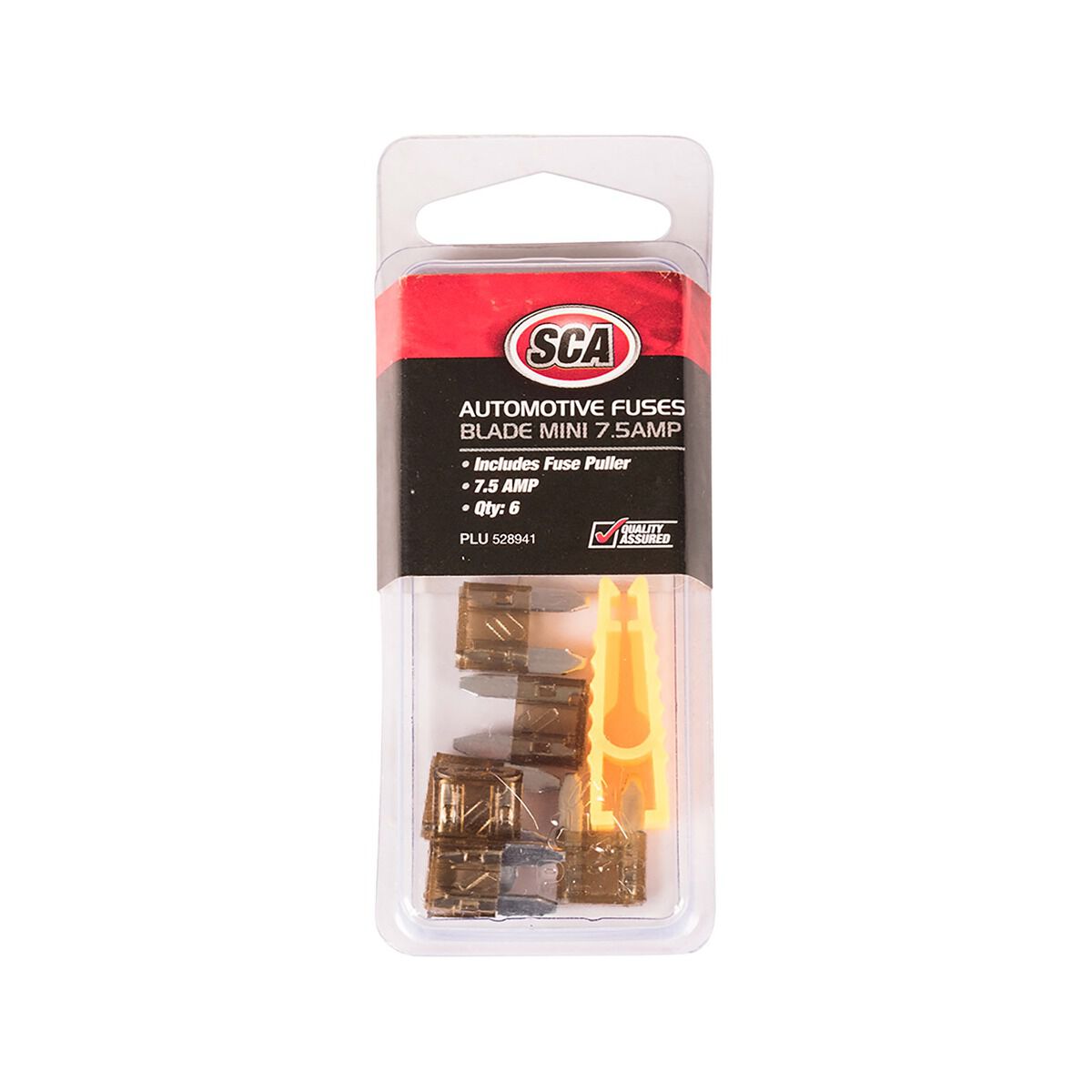 SCA Automotive Fuses - Mini Blade, 7.5 Amp, 6 Piece, , scaau_hi-res