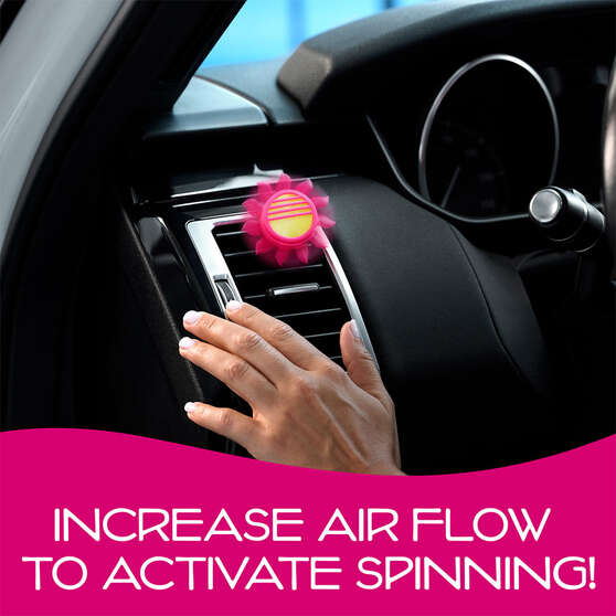 California Scents Novelty Sun Spinner Car Air Freshener Vent Clip, Coronado Cherry Scent, , scaau_hi-res