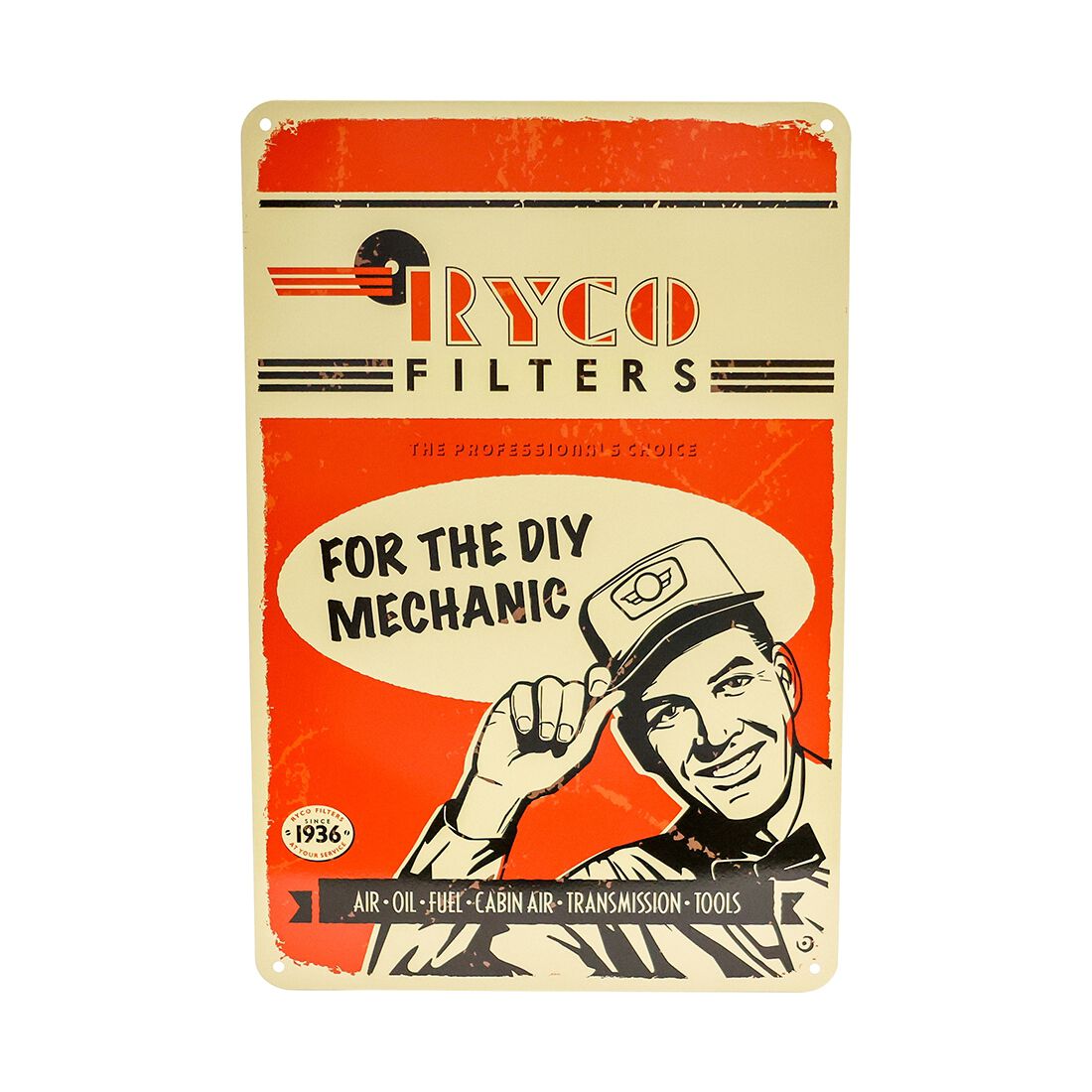 Ryco Tin Sign, , scaau_hi-res