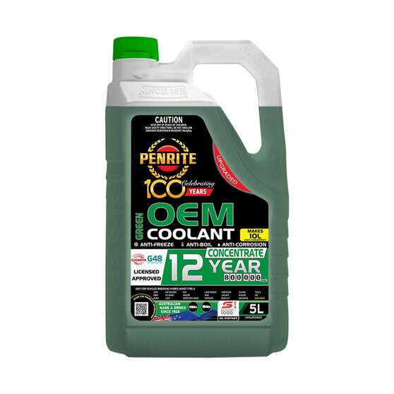 Penrite Green Long Life Anti Freeze / Anti Boil Coolant Concentrate - 5 Litres, , scaau_hi-res