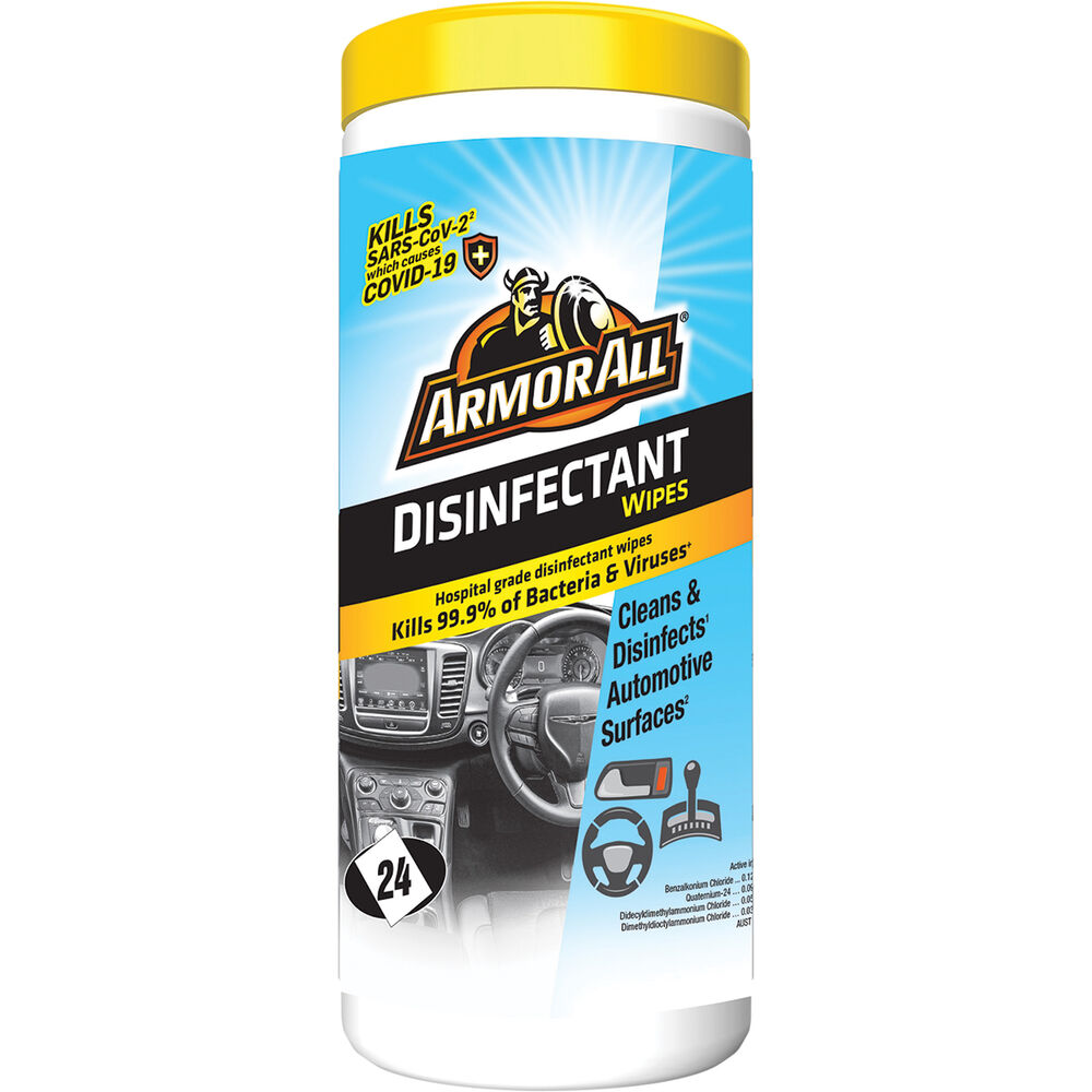 Armor All Disinfectant Wipes 24 Pack Supercheap Auto